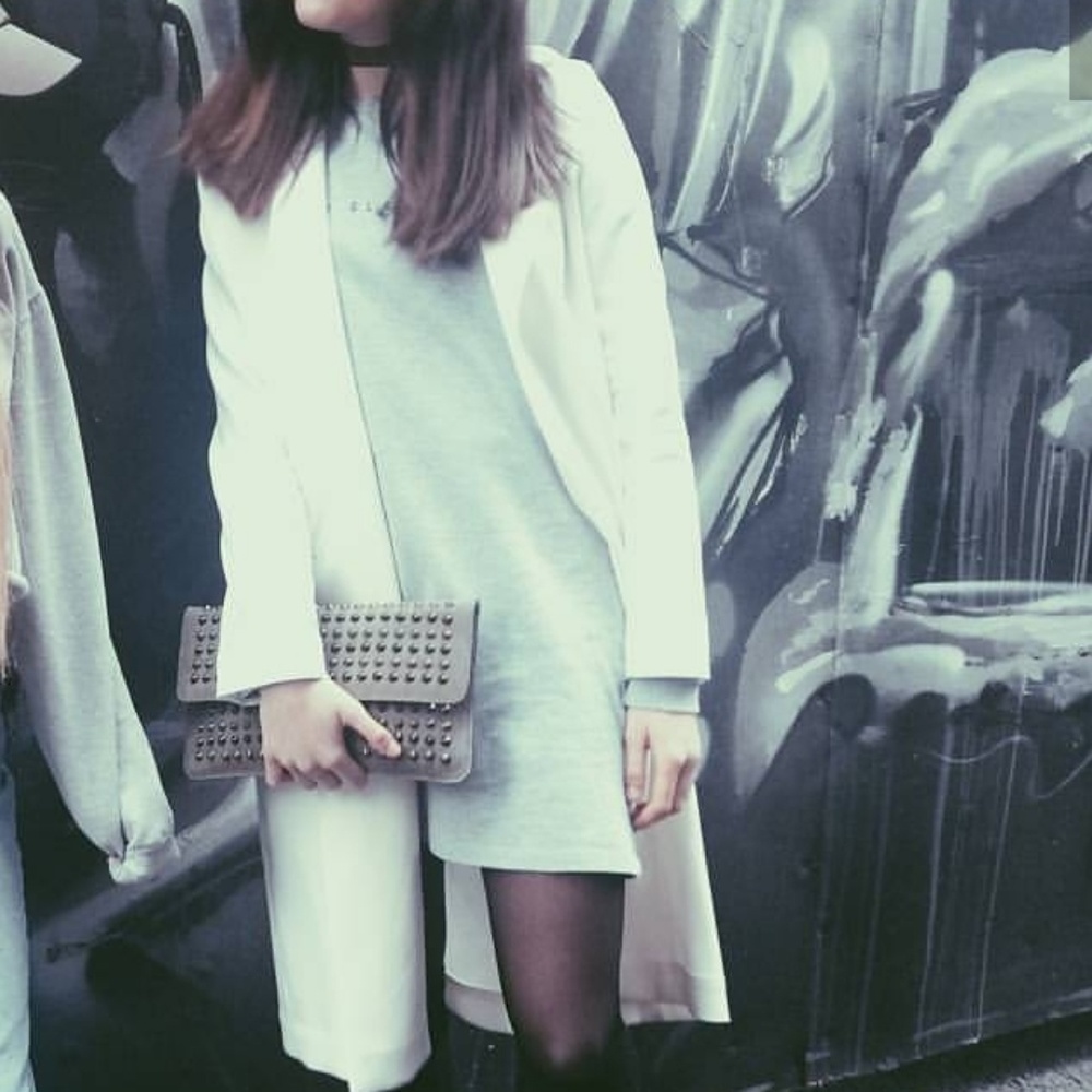 & other stories white overcoat